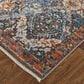 Feizy Kaia 5" x 7"9" Navy and Blue Area Rug, , large