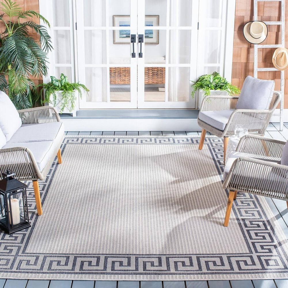 Safavieh Martha Stewart Cyprus MSRO331G 8&#39; x 10&#39; Silver and Grey Area Rug, , large