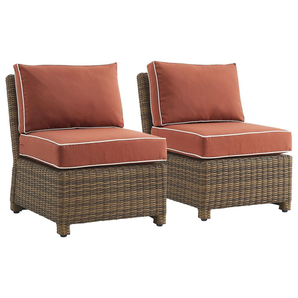 Crosley Furniture Bradenton 2-Piece Patio Chair Set in Sangria, , large