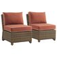 Crosley Furniture Bradenton 2-Piece Patio Chair Set in Sangria, , large
