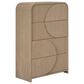Furniture of America Tangentry 6-Piece Queen Bedroom Set in Natural, , large