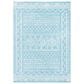 Safavieh Tulum 4" x 6" Turquoise and Ivory Area Rug, , large
