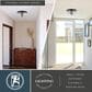 Vaxcel Northlake 2-Light Flush Mount in Matte Black, , large