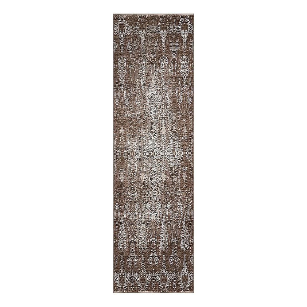 Nourison Karma KRM04 2"2" x 7"6" Mocha Runner, , large