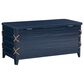 Linon Home Decor Brosnan Rope Cedar Chest in Blue, , large