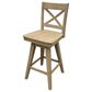 Hawthorne Furniture 24" X Back Bar Stool Natural, , large