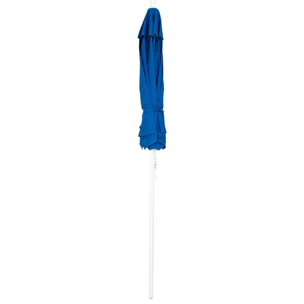 Floating Luxuries Kai Luxury 7.5&#39; Octagonal Fiberglass Market Pool Umbrella in Pacific Blue, , large