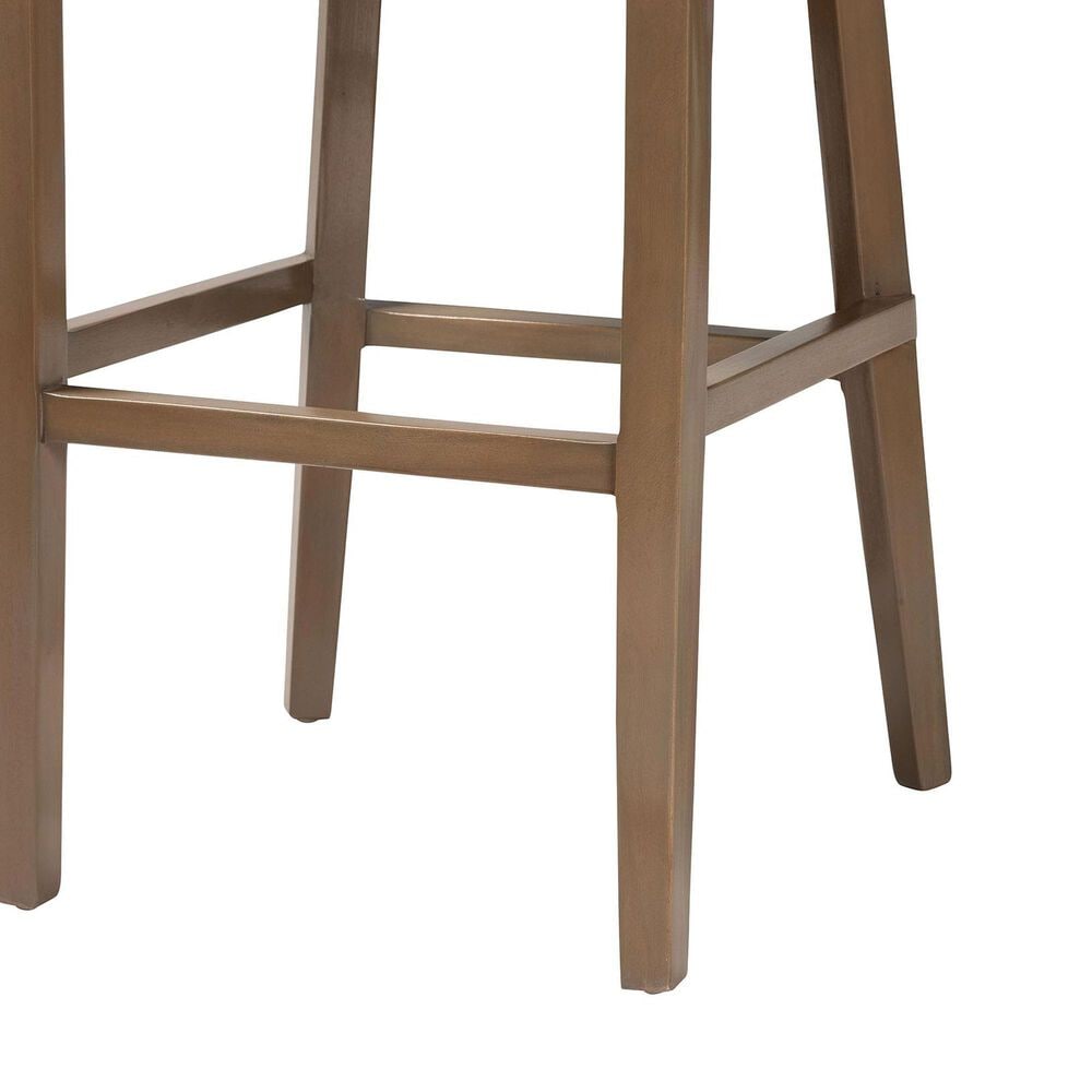 Baxton Studio Magy Bar Stool in Grey, , large