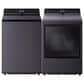 LG 5.5 Cu. Ft. Top Load Washer and 7.3 Cu. Ft. Gas Dryer with TurboSteam in Matte Black, , large