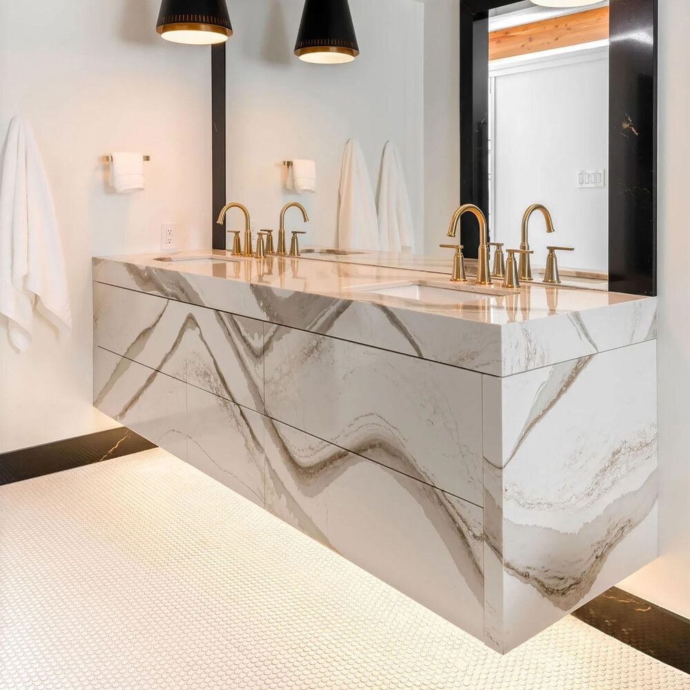 Cambria Luxury Brittanicca Gold Warm 3cm Quartz Countertop, , large