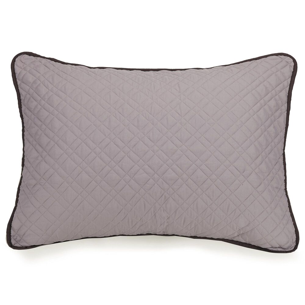 Peking Handicraft Corbin 2-Piece Twin Quilt Set in Grey, , large