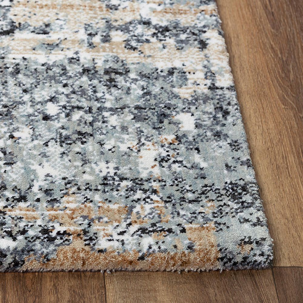 RIZZY Elite 10&#39; x 13&#39; Light Gray and Brown Area Rug, , large
