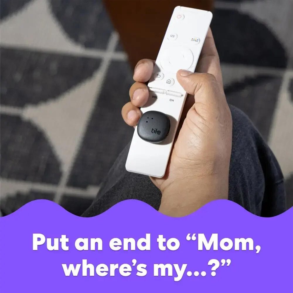 Tile by Life360 Tile Sticker - Bluetooth Tracker - Black, , large