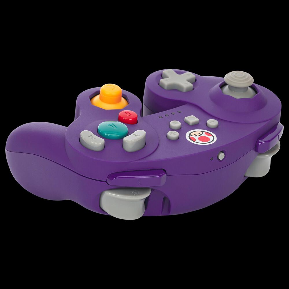 Surge GameCube Style Wireless Controller for Nintendo Switch in Purple Toad, , large