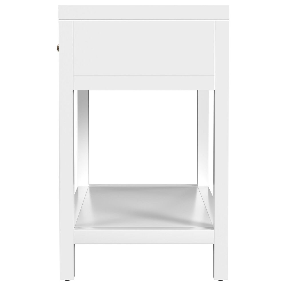 Butler Specialty Company Nora 1-Drawer 30" Nightstand in Smooth White, , large