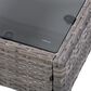 CorLiving Parksville 6-Piece Patio Sectional Set in Blended Grey/Oxford Blue, , large