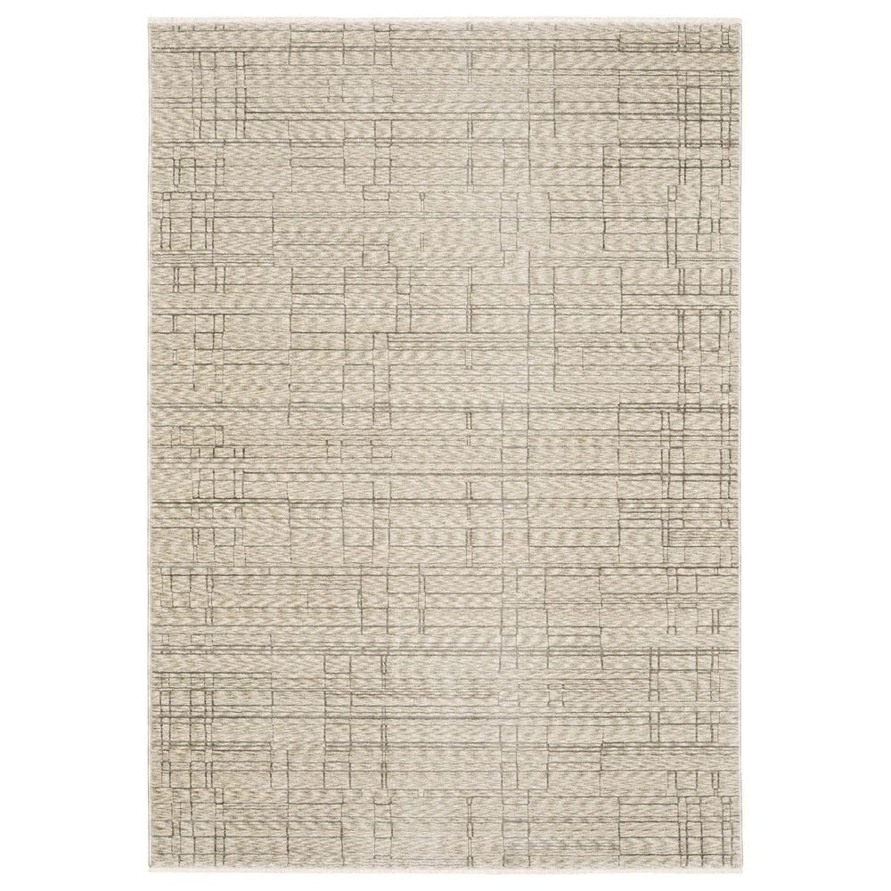Oriental Weavers Capella Beige and Brown 5"3" x 7"6" Area Rug, , large