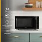 Whirlpool 1.1 Cu. Ft. Countertop Microwave in Silver, , large