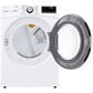 LG 4.5 Cu. Ft. Front Load Washer and 7.4 Cu. Ft. Gas Dryer with TurboWash 360 Laundry Pair in White, , large