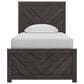 Ashley Prendonea Twin Panel Bed in Dark Charcoal, , large