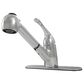 MS International Pull-Out Low Profile Sprayer Kitchen Faucet in Polished Chrome, , large