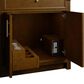 James Martin Bellshire 72" Double Bathroom Vanity in Honey Oak with 3 cm Lime Delight Silestone Top and Rectangular Sinks, , large