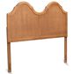 Baxton Studio Tobin King Arched Headboard in Ash Walnut, , large