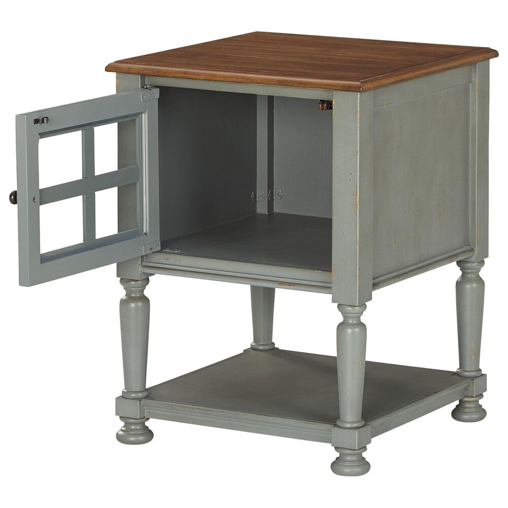 Ashley Mirimyn Accent Cabinet in Antiqued Gray, Brown and Clear, , large