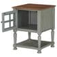 Ashley Mirimyn Accent Cabinet in Antiqued Gray, Brown and Clear, , large