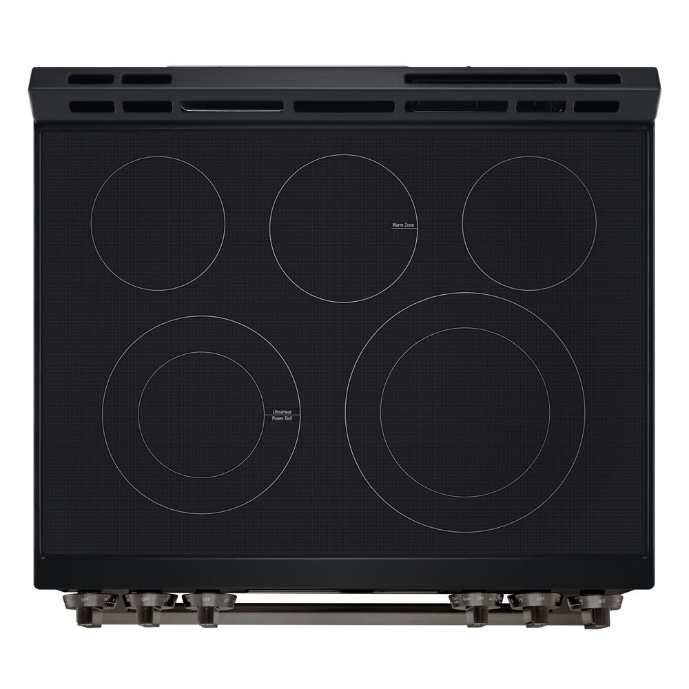 LG 6.3 Cu. Ft. Smart Electric Slide-in Range with Air Fry and EasyClean in Black Stainless Steel, , large