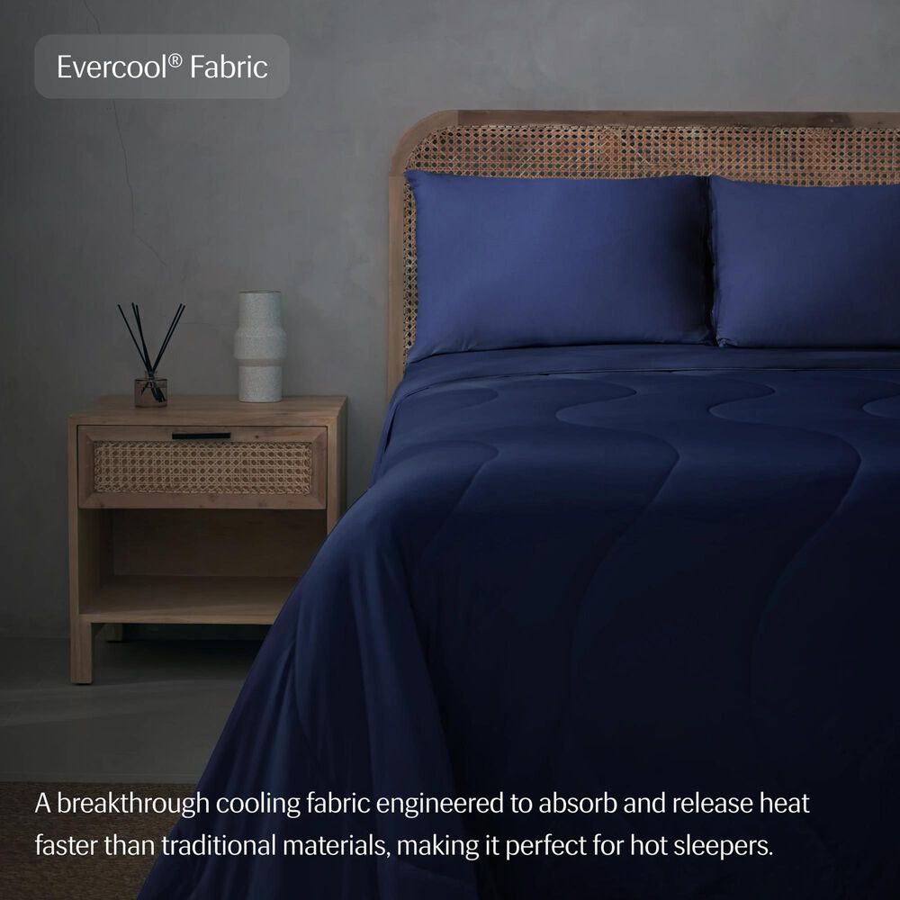 Rest Evercool Full/Queen Comforter in Midnight Blue, , large