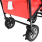Wonderfold Utility Folding Wagon with Stand in Red, , large
