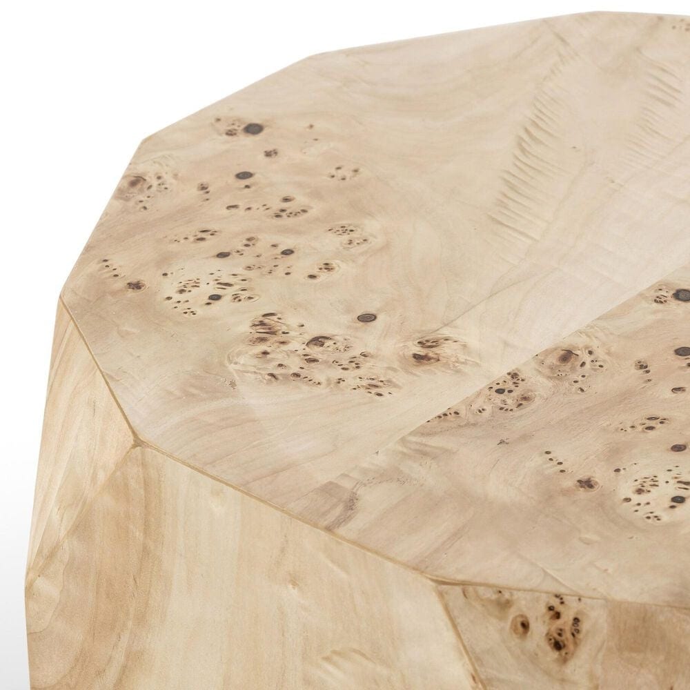 Four Hands Elena End Table in Light Burl, , large