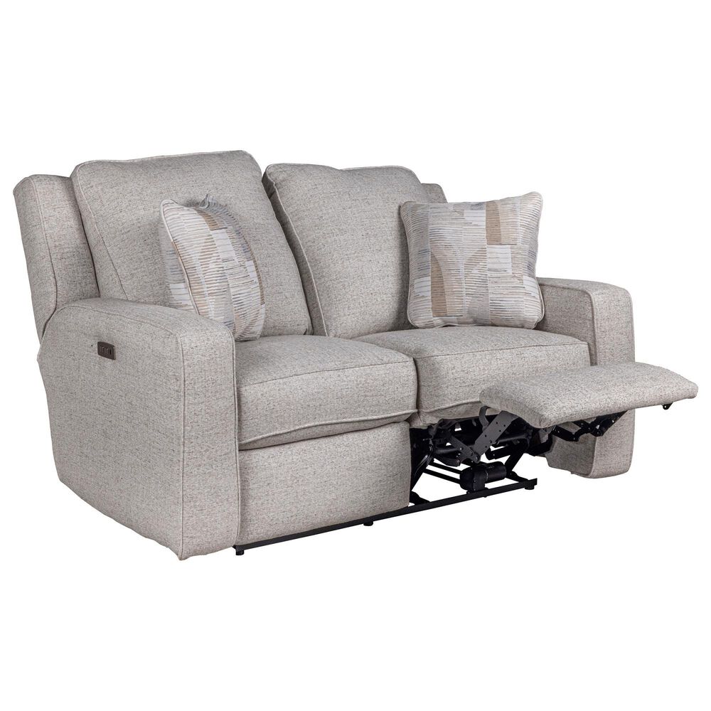 Southern Motion City Limits Power Reclining Loveseat in Mavis Sugar, , large