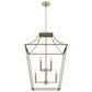 Hunter Laurel Ridge 8-Light Lantern Pendant in Alturas Gold, , large