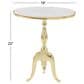 Maple and Jade End Table in Gold and White, , large