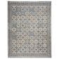 Nourison Starry Nights STN09 9" x 12" Grey and Navy Area Rug, , large