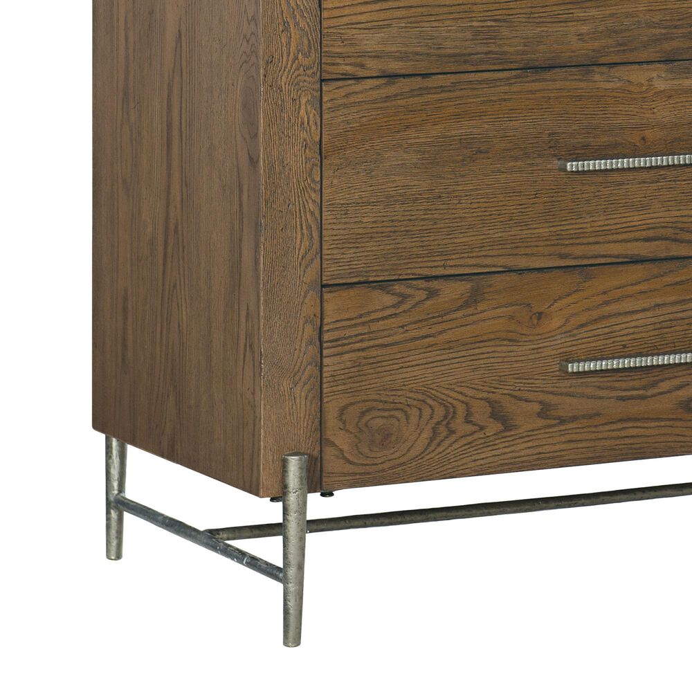 Hooker Furniture Chapman 8-Drawer Dresser in Warm Brown and Pewter, , large