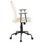 Lumisource Fredrick Office Chair with Cream Cushion in Black, , large