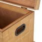 Maple and Jade 2-Piece Handmade Decorative Trunk Set in Brown, , large