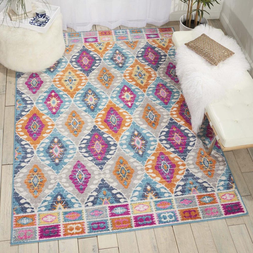 Nourison Passion PSN02 8&#39; x 10&#39; Multicolor Area Rug, , large