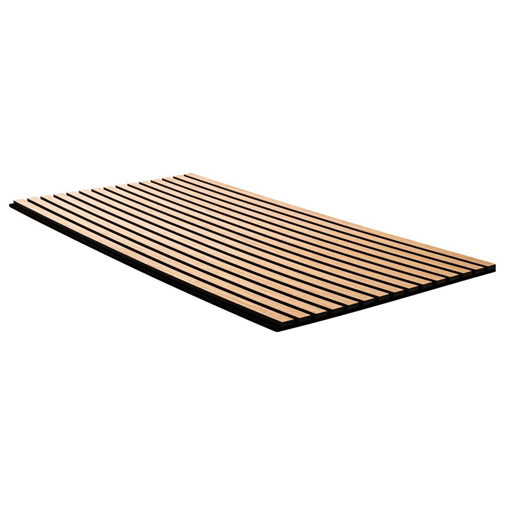 MS International Acoustic Wood Slat Almond 24" x 48" Wall Panels, , large