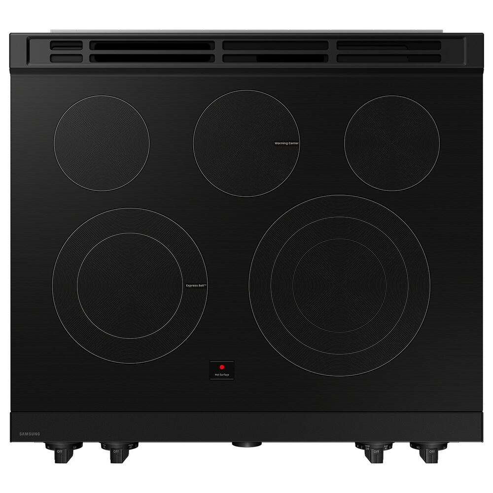 Samsung Bespoke Bespoke 6.3 Cu. Ft. Smart Slide-In Electric Smart Range with Convection in White Glass, , large