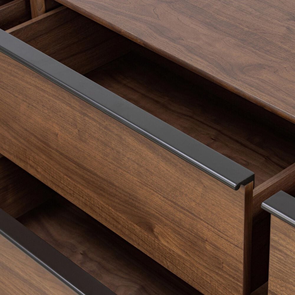 Four Hands Theo 6 Drawer Dresser Only in Dark Brown Walnut, , large