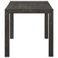 Belle Furnishings Modern Edge 3-Piece Writing Desk with Bookcase and Castered File Cabinet Set in Caffe, , large