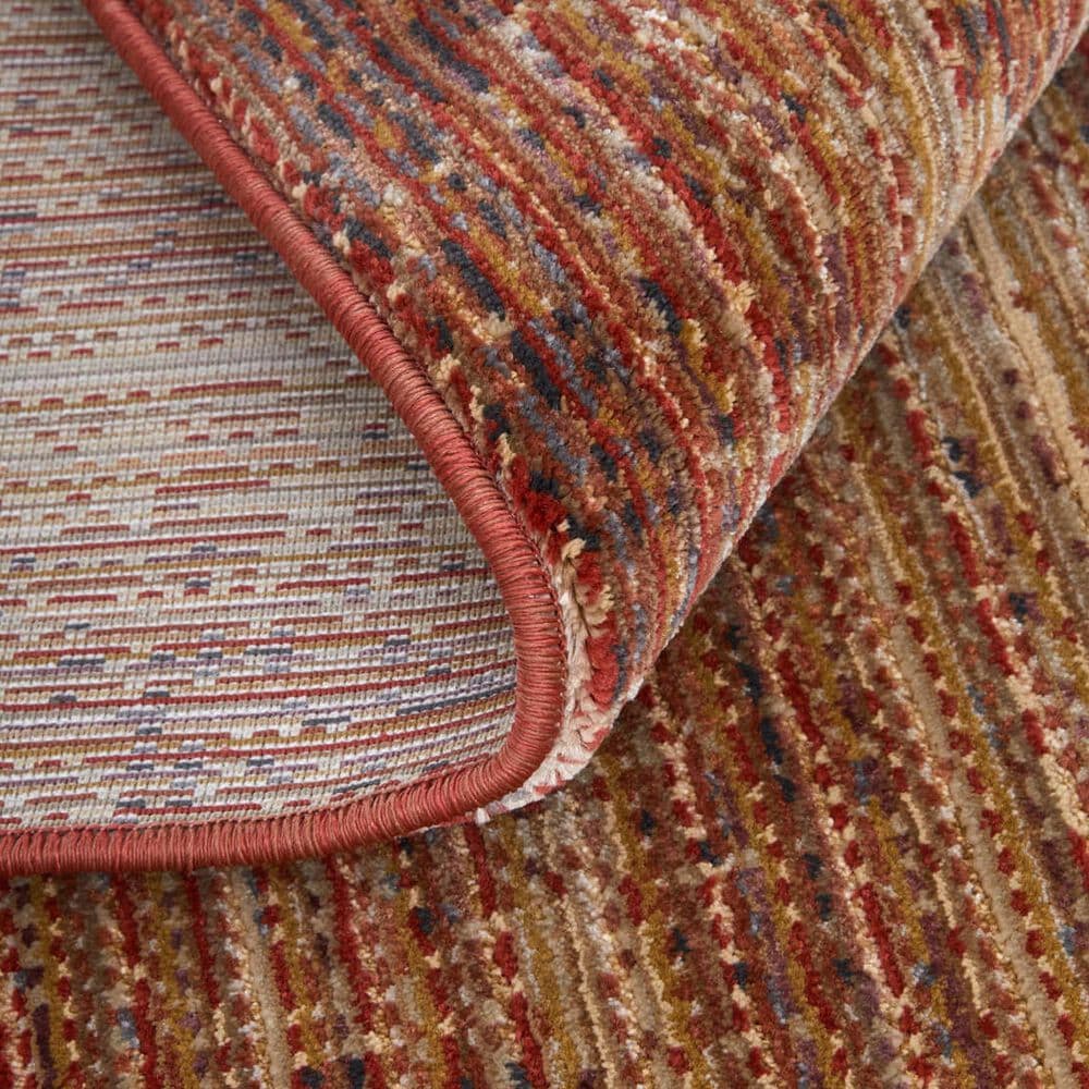Feizy Deja 5&#39; x 7&#39;6&quot; Terracotta Area Rug, , large