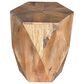 Crestview Collection Pleasant Hill Hexagon End Table in Light Brown, , large