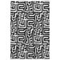 Dalyn Rug Company The Reserve TR1 Black 9" x 12" Indoor/Outdoor Area Rug, , large