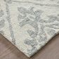 Feizy Belfort Damask Gray 5" x 8" Area Rug, , large