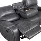 Steve Silver Keily Manual Reclining Sofa and Todoe Coffee Table in Dove Grey, , large